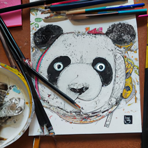 Discover Your Inner Artist: Drawing a Panda with Unconventional Materials