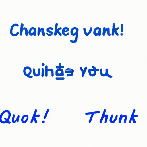 VII. Korean Language Hacks: Quick and Easy Thank You Phrases for Beginners