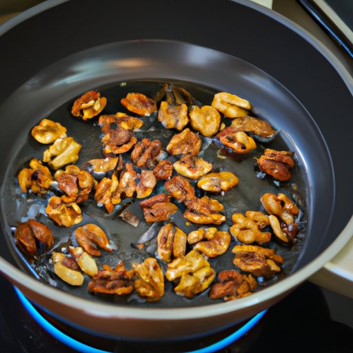 III. Caramelized Walnuts: Toaster Pan Method