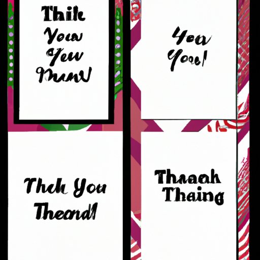 Examples and Templates to Inspire Your Next Thank You Note