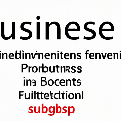 IV. Future Outlook of Business Services Industry