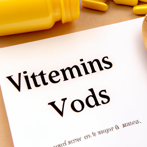  From Aches to Zest: The Comprehensive Guide to Taking Vitamins 